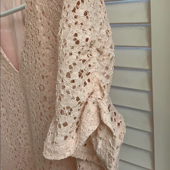 41 Hawthorn pink lace top medium - Picture 3 of 5